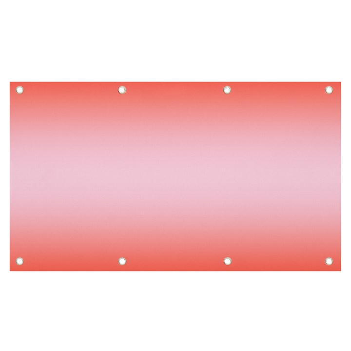 Scarlet Red To Pink Lace Bilinear Gradient Banner and Sign 7  x 4 