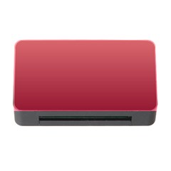 Coral Pink To Burgundy Red Linear Gradient Memory Card Reader With Cf by GradientsOmbre