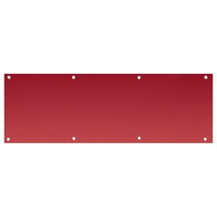 Burgundy Red To Coral Pink Linear Gradient Banner And Sign 9  X 3  by GradientsOmbre