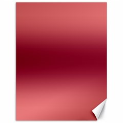 Coral Pink To Burgundy Red Bilinear Gradient Canvas 18  X 24  by GradientsOmbre