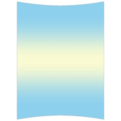 Baby Blue To Cream Yellow Bilinear Gradient Back Support Cushion by GradientsOmbre