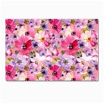 Pattern Seamless Texture Daisies Postcard 4 x 6  (Pkg of 10) Front