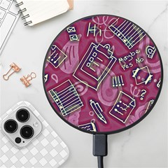 Abstract Art Pattern Design Background Wireless Fast Charger(black) by Grandong