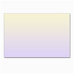 Cream Yellow To Pale Violet Linear Gradient Postcard 4 x 6  (Pkg of 10) Front