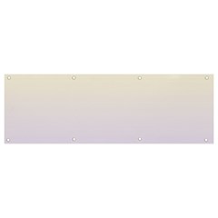 Cream Yellow To Pale Violet Linear Gradient Banner And Sign 9  X 3  by GradientsOmbre