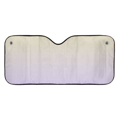 Cream Yellow To Pale Violet Linear Gradient Car Windshield Sunshade by GradientsOmbre