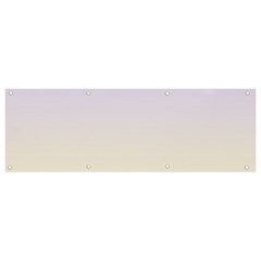 Pale Violet To Cream Yellow Linear Gradient Banner And Sign 9  X 3  by GradientsOmbre