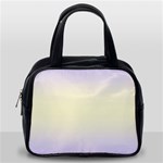 Pale Violet To Cream Yellow Bilinear Gradient Classic Handbag (Two Sides) Back