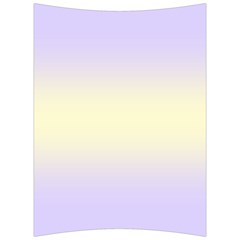 Pale Violet To Cream Yellow Bilinear Gradient Back Support Cushion by GradientsOmbre