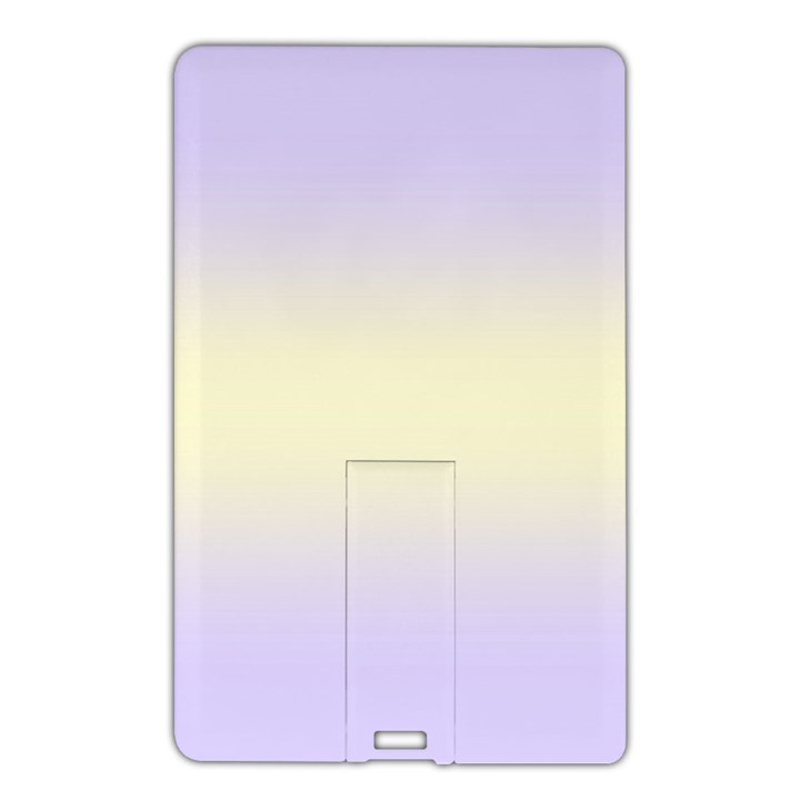 Pale Violet To Cream Yellow Bilinear Gradient Name Card Style USB Flash Drive