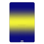 Navy Blue To Electric Yellow Bilinear Gradient Name Card Style USB Flash Drive Back