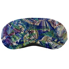 Blue Blend Sleep Mask by kaleidomarblingart