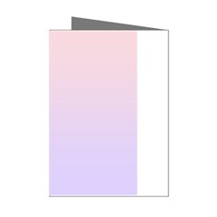 Pale Pink To Pale Violet Linear Gradient Mini Greeting Cards (pkg Of 8) by GradientsOmbre