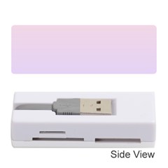 Pale Pink To Pale Violet Linear Gradient Memory Card Reader (stick) by GradientsOmbre