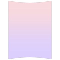 Pale Pink To Pale Violet Linear Gradient Back Support Cushion by GradientsOmbre