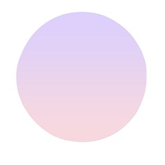 Pale Violet To Pale Pink Linear Gradient Mini Round Pill Box by GradientsOmbre