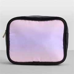 Pale Pink To Pale Violet Bilinear Gradient Mini Toiletries Bag (one Side) by GradientsOmbre