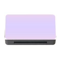 Pale Pink To Pale Violet Bilinear Gradient Memory Card Reader With Cf by GradientsOmbre