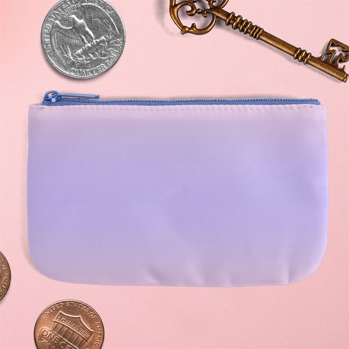 Pale Pink To Pale Violet Bilinear Gradient Large Coin Purse