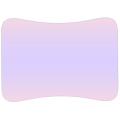 Pale Pink To Pale Violet Bilinear Gradient Velour Seat Head Rest Cushion by GradientsOmbre