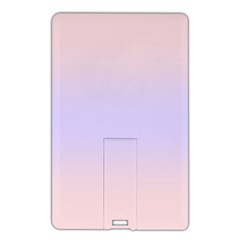 Pale Pink To Pale Violet Bilinear Gradient Name Card Style Usb Flash Drive by GradientsOmbre