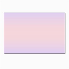 Pale Violet To Pale Pink Bilinear Gradient Postcard 4 x 6  (pkg Of 10) by GradientsOmbre