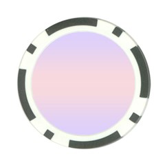 Pale Violet To Pale Pink Bilinear Gradient Poker Chip Card Guard (10 Pack) by GradientsOmbre