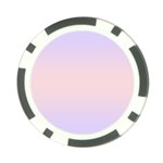 Pale Violet To Pale Pink Bilinear Gradient Poker Chip Card Guard (10 pack) Front