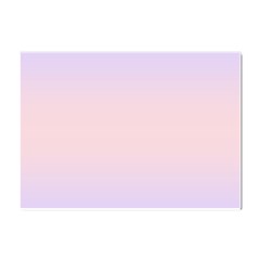 Pale Violet To Pale Pink Bilinear Gradient Crystal Sticker (a4) by GradientsOmbre