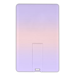 Pale Violet To Pale Pink Bilinear Gradient Name Card Style Usb Flash Drive by GradientsOmbre