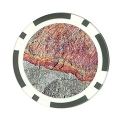 Red And Gray Rock Texture Print Poker Chip Card Guard (10 Pack) by dflcprintsclothing