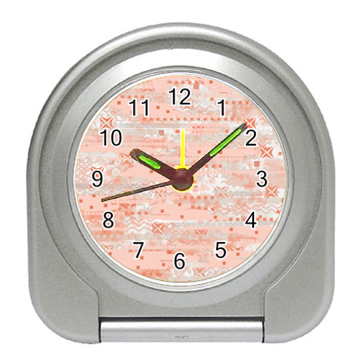 Boho Pattern Travel Alarm Clock