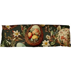 Charming Seamless Pattern Vintage Easter Floral Motif 21 x63  Body Pillow Case Dakimakura (two Sides) by dflcprintsclothing