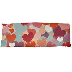 Valentines Day Hearts Romance Love 21 x60  Body Pillow Case Dakimakura (two Sides) by Posterlux