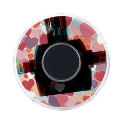 Valentines Day Hearts Romance Love On-the-go Memory Card Reader by Posterlux