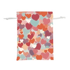 Valentines Day Hearts Romance Love Lightweight Drawstring Pouch (l) by Posterlux