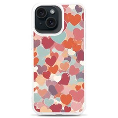 Valentines Day Hearts Romance Love Iphone 15 Plus Tpu Uv Print Case by Posterlux