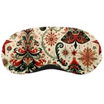 Christmas Tree Snow Sleep Mask Front