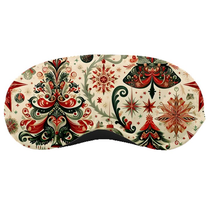 Christmas Tree Snow Sleep Mask