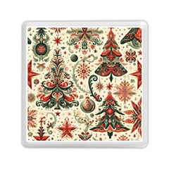 Christmas Tree Snow Memory Card Reader (square) by Bedest