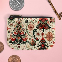 Christmas Tree Snow Mini Coin Purse by Bedest