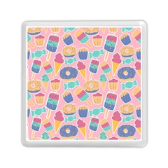 Ice Cream Donut Sweets Candie Memory Card Reader (square) by Apenda