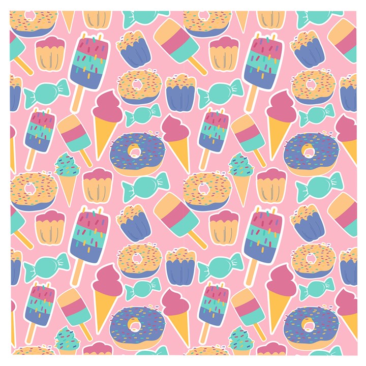 Ice Cream Donut Sweets Candie Wooden Puzzle Square