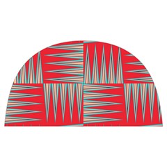 Zigzag Pattern Chevron Red Anti Scalding Pot Cap by Bedest