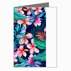 Hawaiian Flowers Hawaii Greeting Card by Cemarart