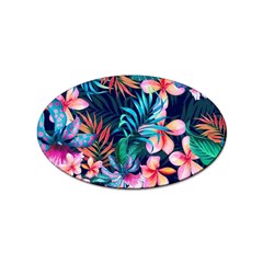 Hawaiian Flowers Hawaii Sticker Oval (10 Pack) by Cemarart