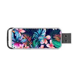 Hawaiian Flowers Hawaii Portable Usb Flash (one Side) by Cemarart