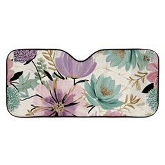 Flowers Pattern Floral Car Windshield Sunshade by Sabxi