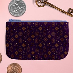 Moon Stars Pattern Large Coin Purse by Sabxi