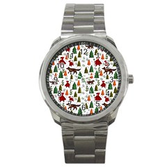 Little Red Riding Hood Seamless Sport Metal Watch by Sabxi